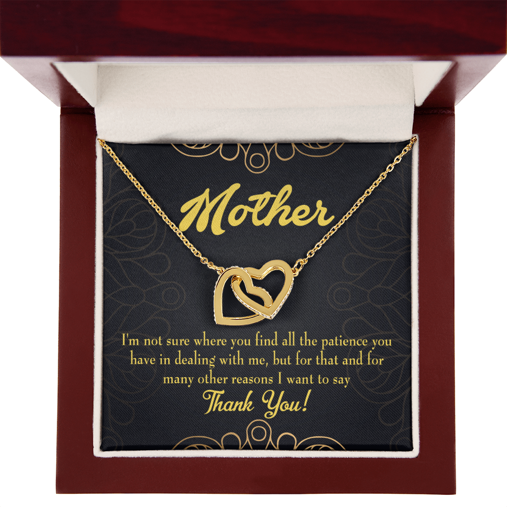 To Mom Patience Inseparable Necklace-Express Your Love Gifts