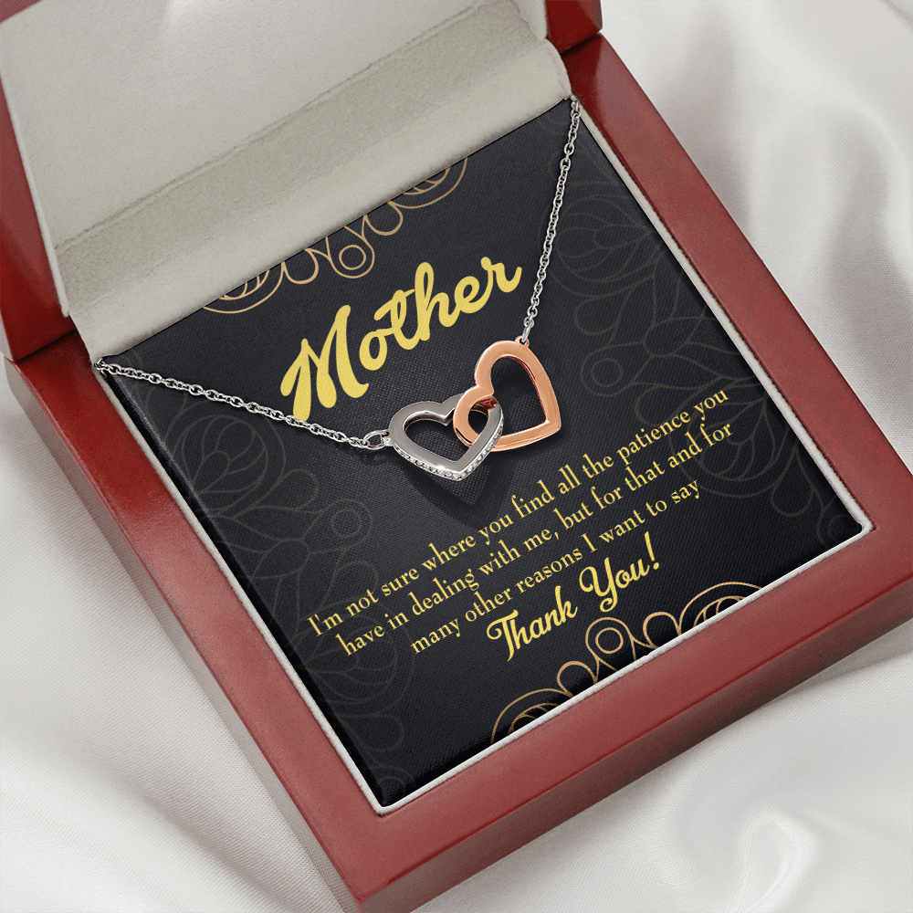 To Mom Patience Inseparable Necklace-Express Your Love Gifts