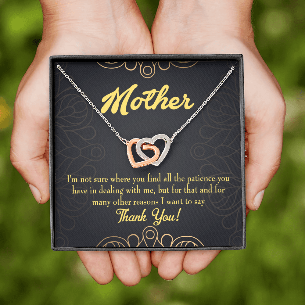 To Mom Patience Inseparable Necklace-Express Your Love Gifts