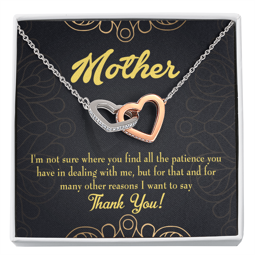 To Mom Patience Inseparable Necklace-Express Your Love Gifts