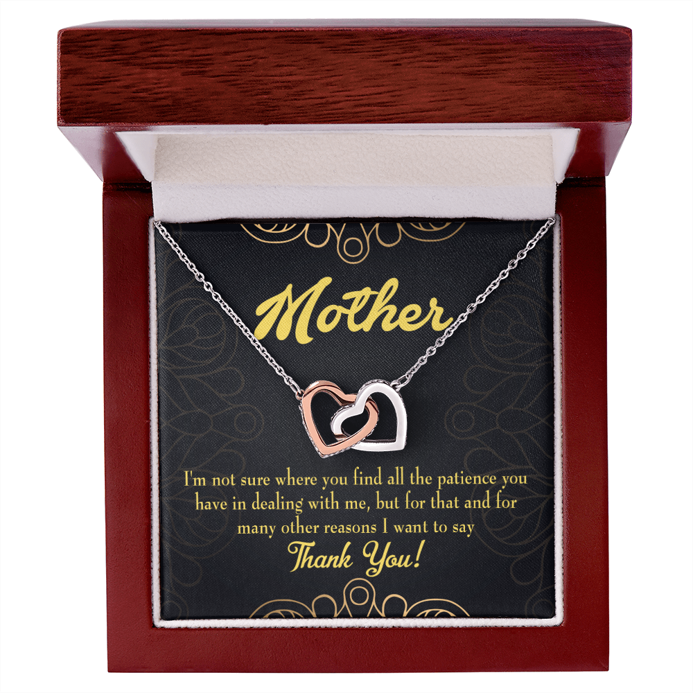 To Mom Patience Inseparable Necklace-Express Your Love Gifts