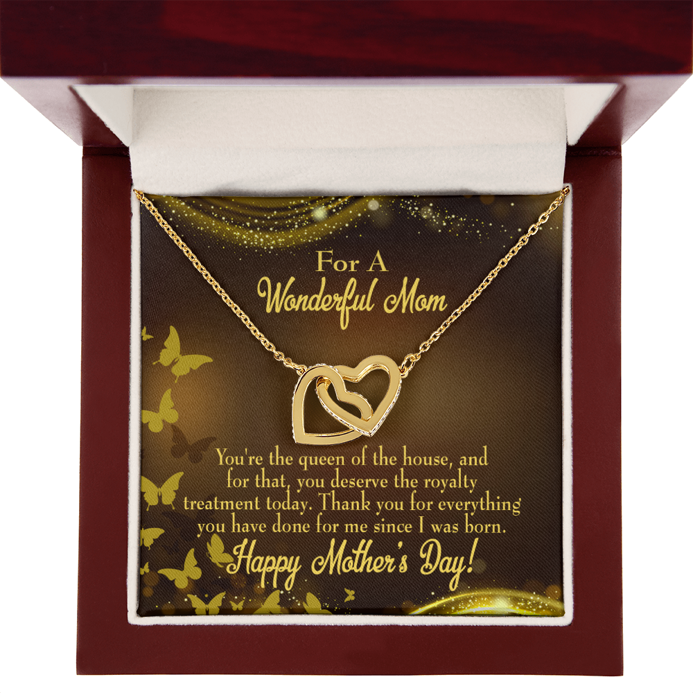 To Mom Queen of House Inseparable Necklace-Express Your Love Gifts