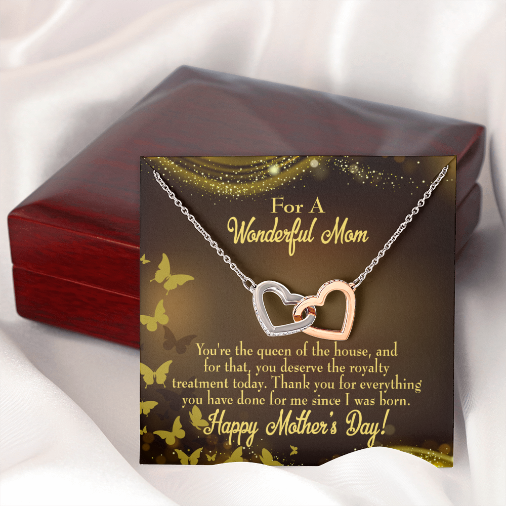 To Mom Queen of House Inseparable Necklace-Express Your Love Gifts