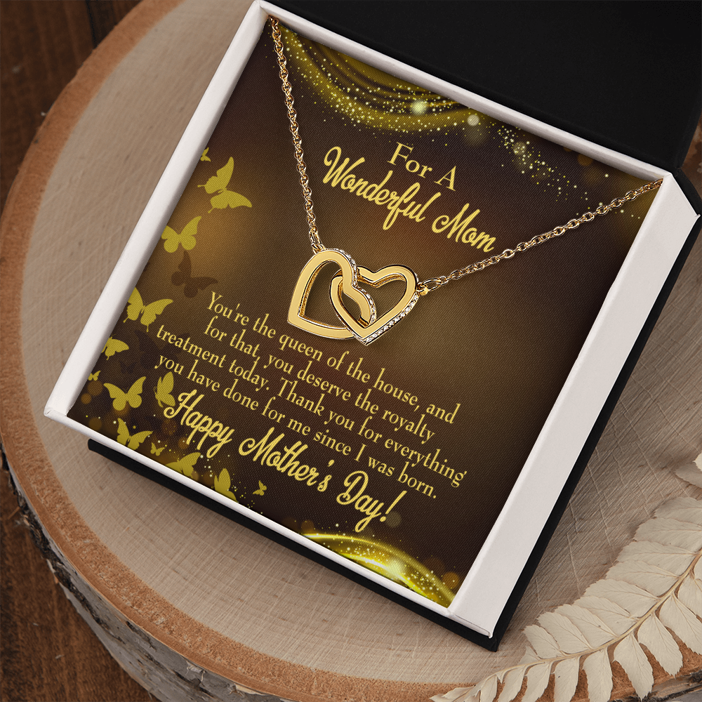 To Mom Queen of House Inseparable Necklace-Express Your Love Gifts