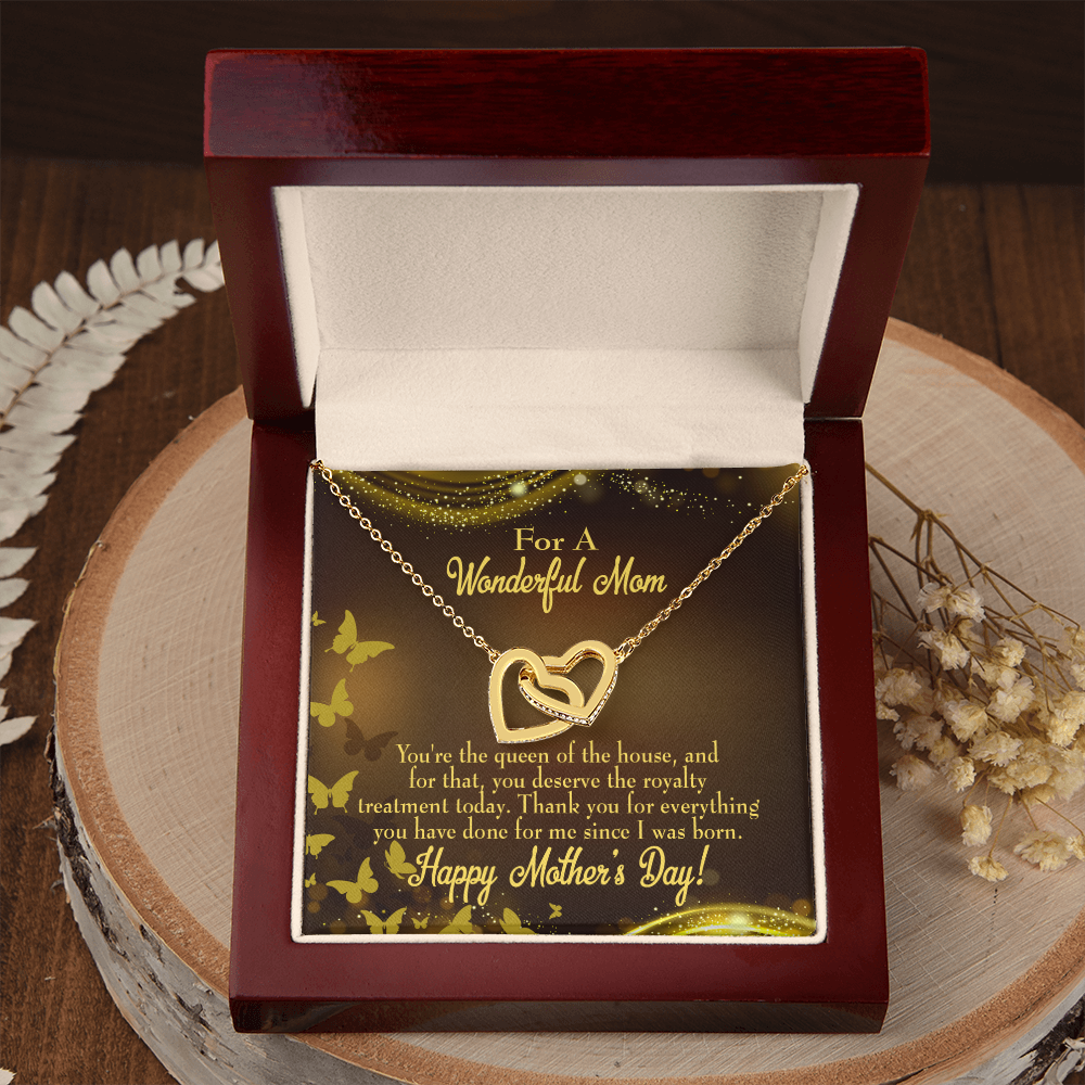 To Mom Queen of House Inseparable Necklace-Express Your Love Gifts