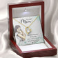 To Mom Remembrance Message Beautiful Memories Forever Necklace w Message Card-Express Your Love Gifts