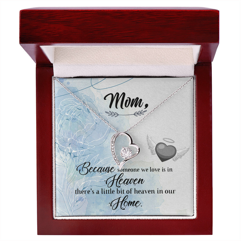 To Mom Remembrance Message Because Someone We Love Forever Necklace w Message Card-Express Your Love Gifts