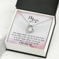 To Mom Remembrance Message Death Changes Nothing Forever Necklace w Message Card-Express Your Love Gifts
