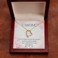 To Mom Remembrance Message I Can No Longer Forever Necklace w Message Card-Express Your Love Gifts