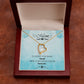 To Mom Remembrance Message I'll Hold You in Heaven Forever Necklace w Message Card-Express Your Love Gifts