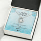 To Mom Remembrance Message I'll Hold You in Heaven Forever Necklace w Message Card-Express Your Love Gifts