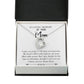 To Mom Remembrance Message I Miss You Today White Forever Necklace w Message Card-Express Your Love Gifts