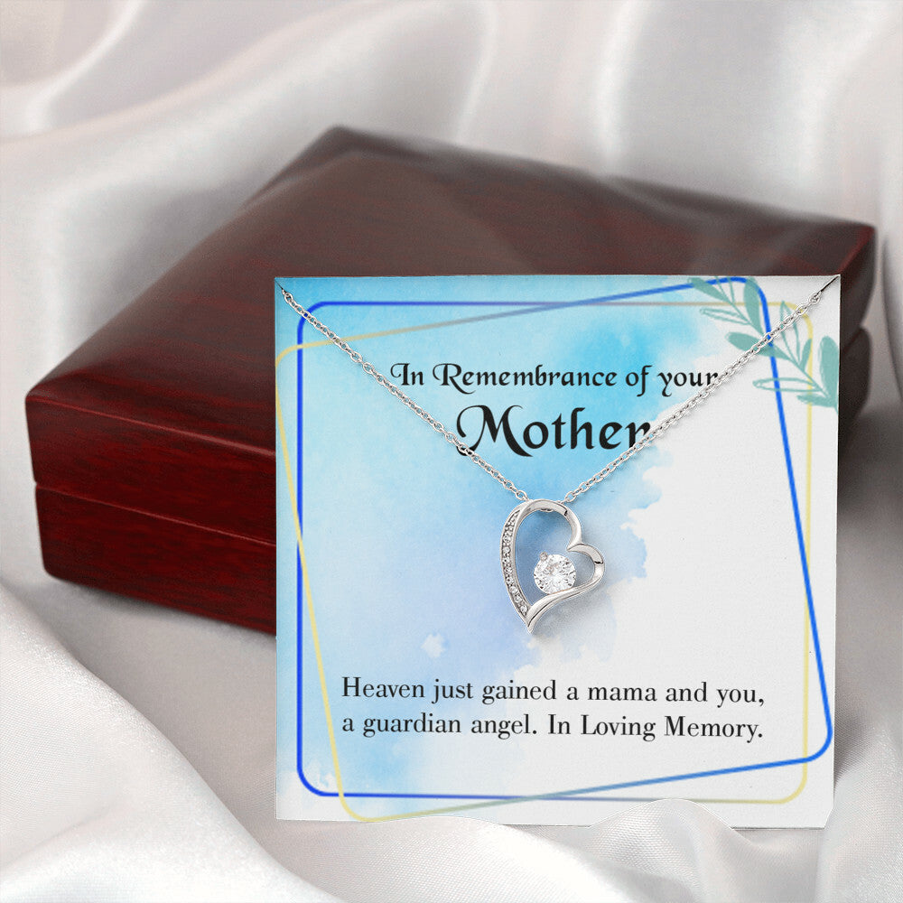 To Mom Remembrance Message Mama and You Forever Necklace w Message Card-Express Your Love Gifts