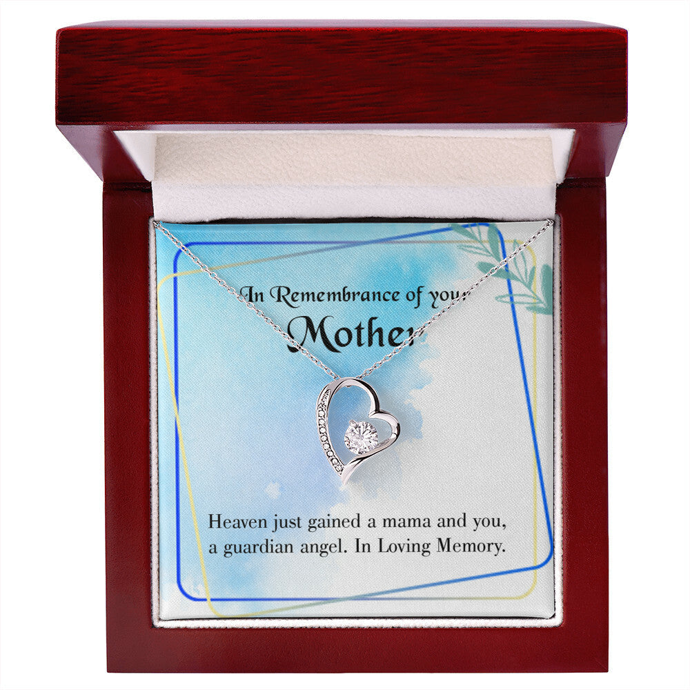 To Mom Remembrance Message Mama and You Forever Necklace w Message Card-Express Your Love Gifts