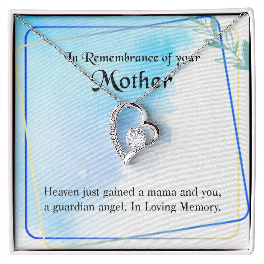 To Mom Remembrance Message Mama and You Forever Necklace w Message Card-Express Your Love Gifts