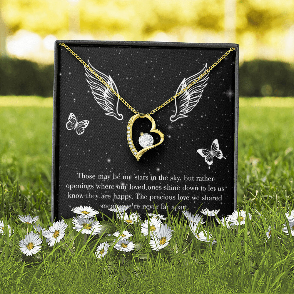 To Mom Remembrance Message Stars in the Sky Forever Necklace w Message Card-Express Your Love Gifts