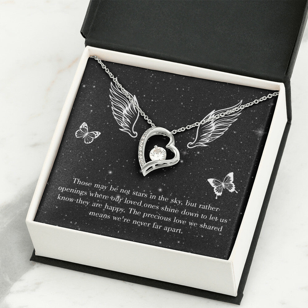 To Mom Remembrance Message Stars in the Sky Forever Necklace w Message Card-Express Your Love Gifts