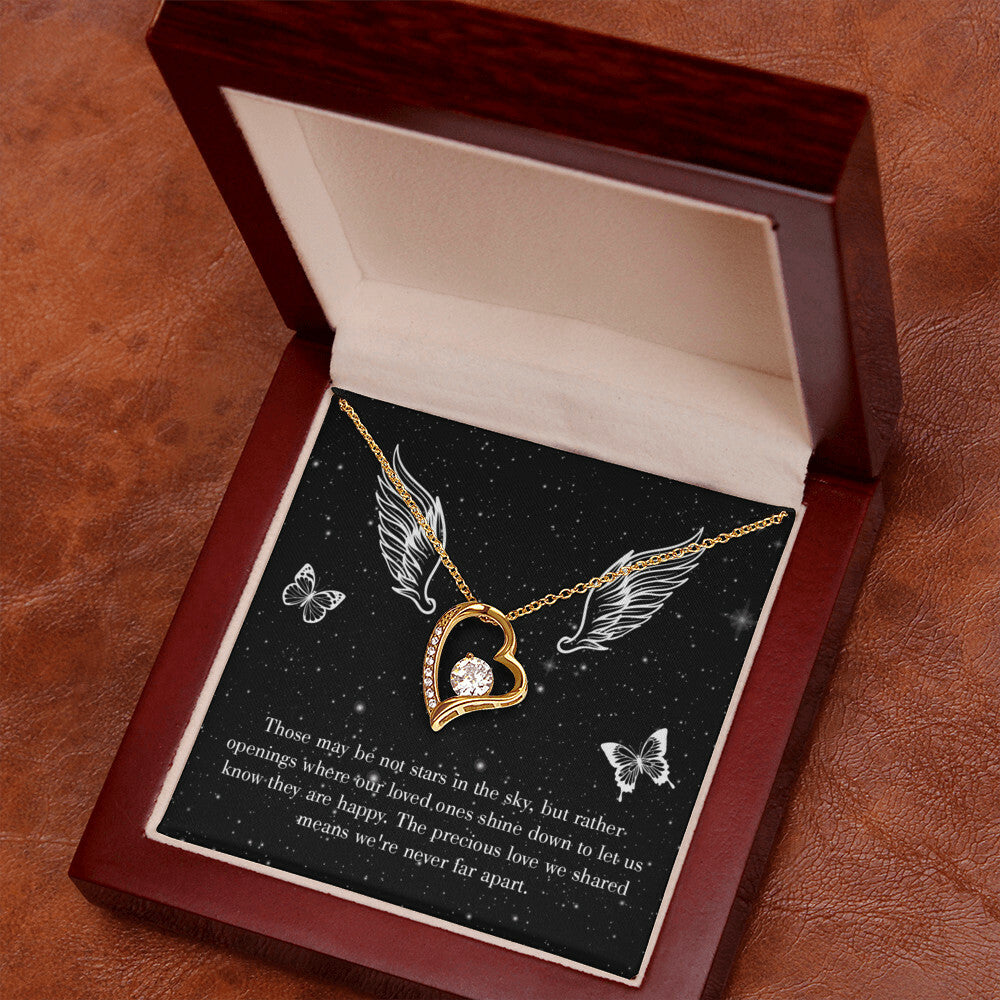 To Mom Remembrance Message Stars in the Sky Forever Necklace w Message Card-Express Your Love Gifts