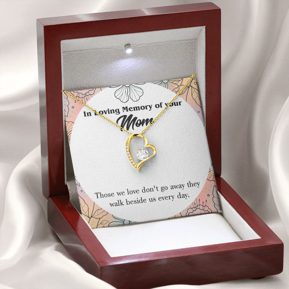 To Mom Remembrance Message Those We Love Forever Necklace w Message Card-Express Your Love Gifts