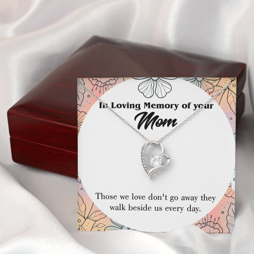 To Mom Remembrance Message Those We Love Forever Necklace w Message Card-Express Your Love Gifts