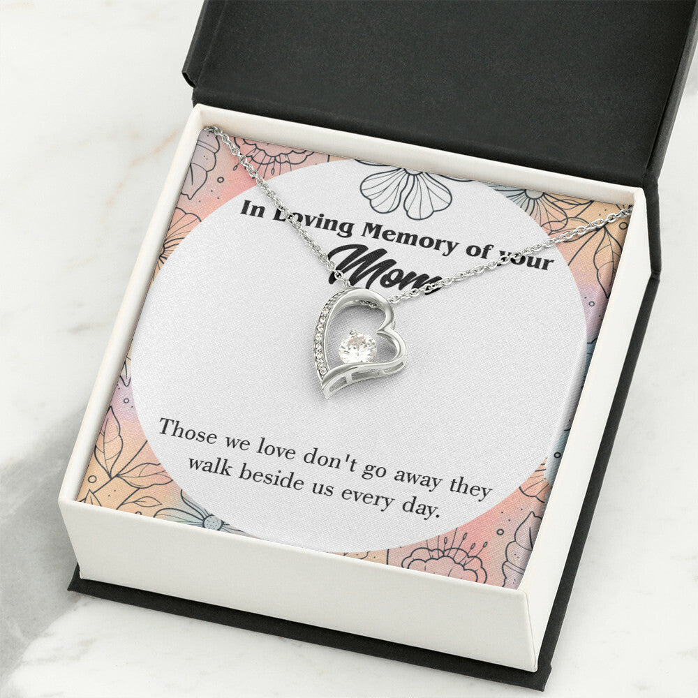 To Mom Remembrance Message Those We Love Forever Necklace w Message Card-Express Your Love Gifts