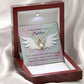 To Mom Remembrance Message We are Apart Forever Necklace w Message Card-Express Your Love Gifts