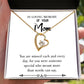 To Mom Remembrance Message You are Missed White Forever Necklace w Message Card-Express Your Love Gifts