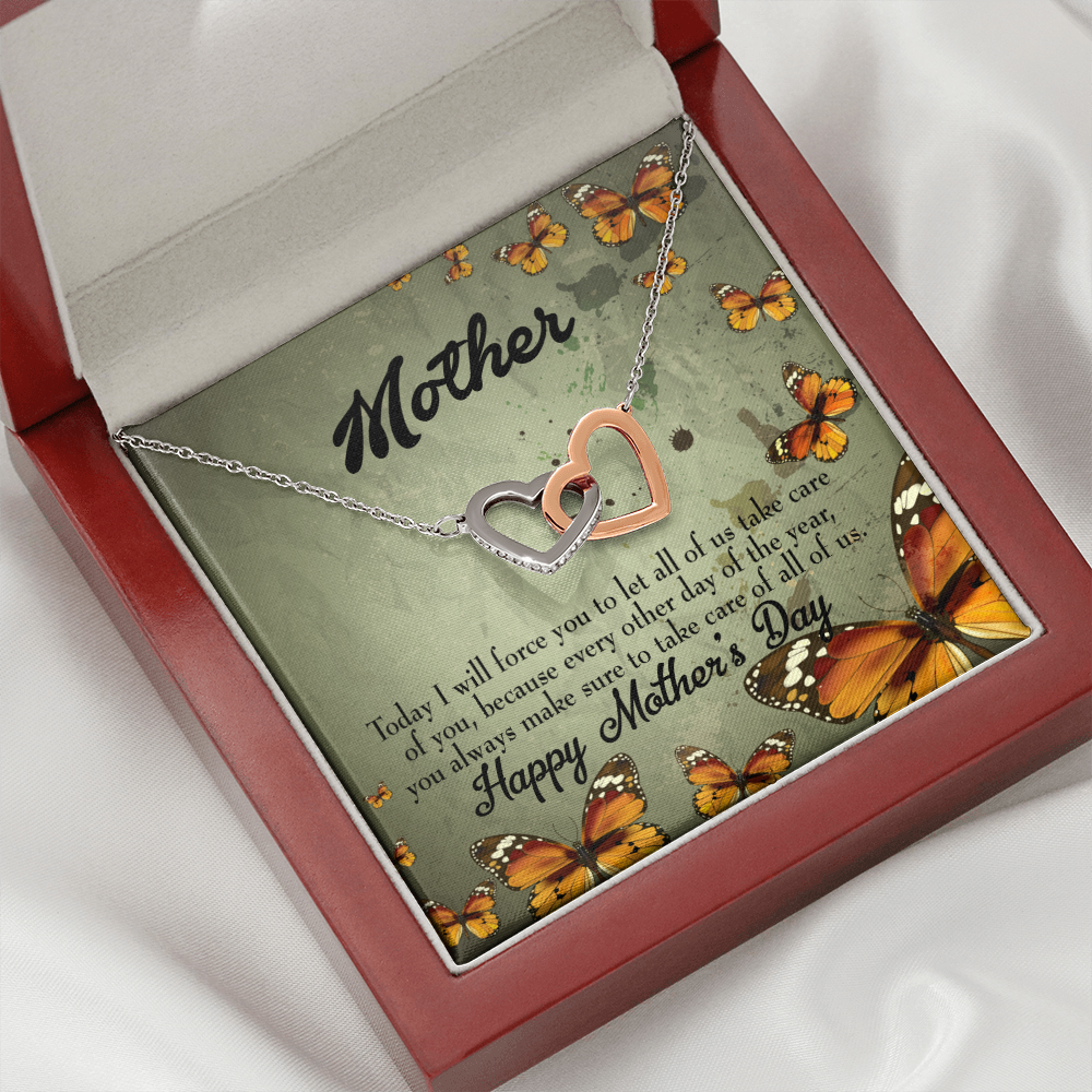 To Mom Sometimes Hurt Inseparable Necklace-Express Your Love Gifts