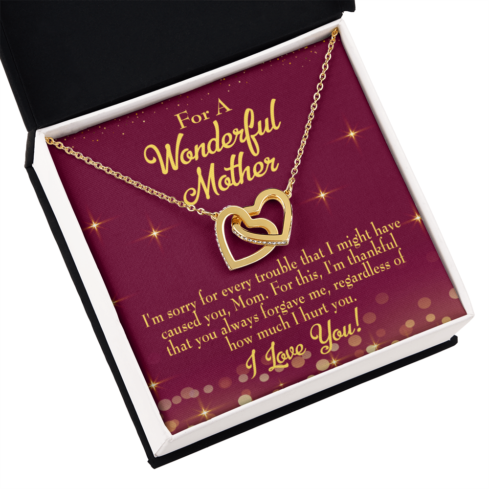 To Mom Sorry Mom Inseparable Necklace-Express Your Love Gifts