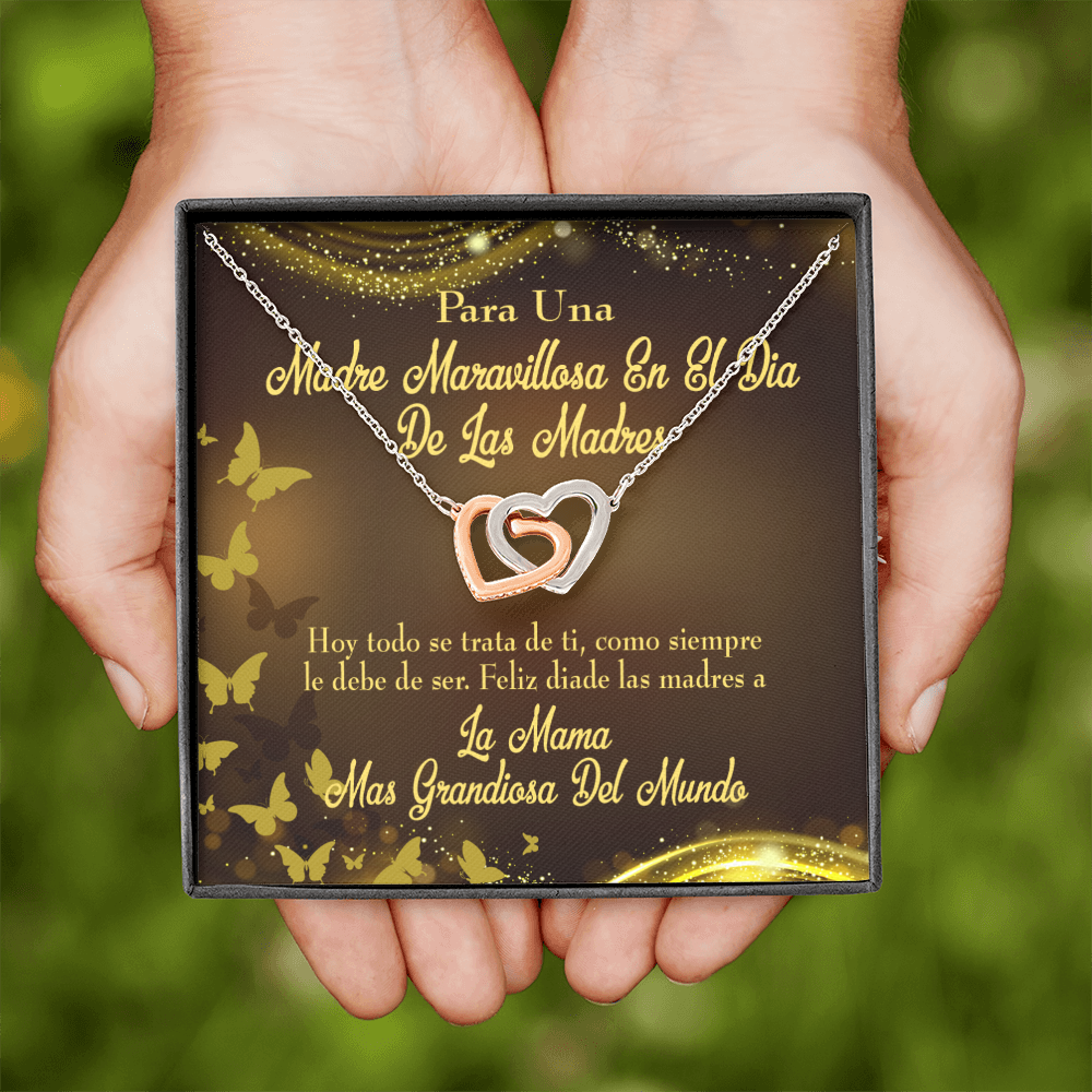 To Mom Spanish Mama Inseparable Necklace-Express Your Love Gifts