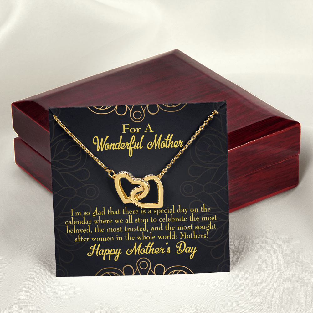 To Mom Special Day For Most Sought After Woman Inseparable Necklace-Express Your Love Gifts