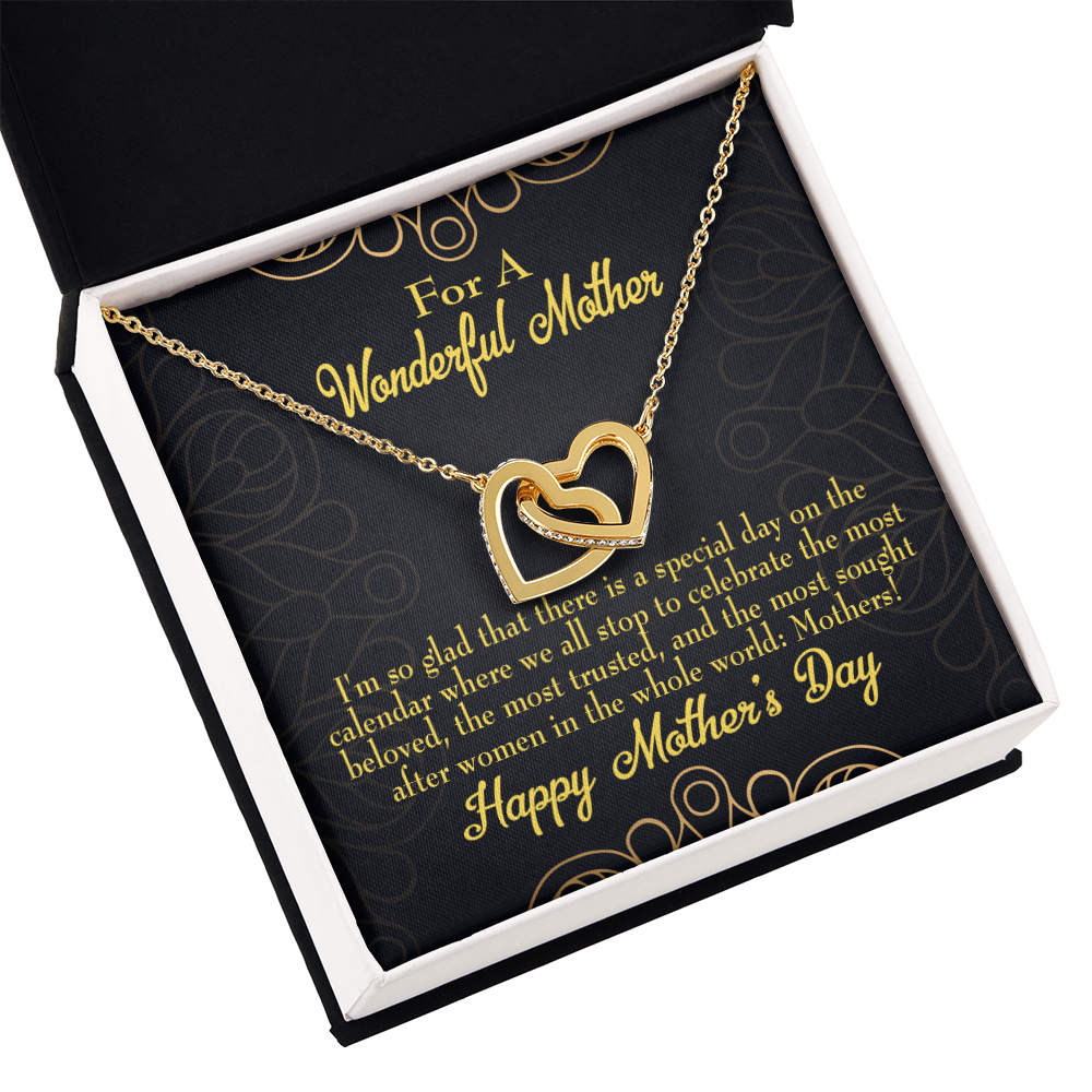 To Mom Special Day For Most Sought After Woman Inseparable Necklace-Express Your Love Gifts