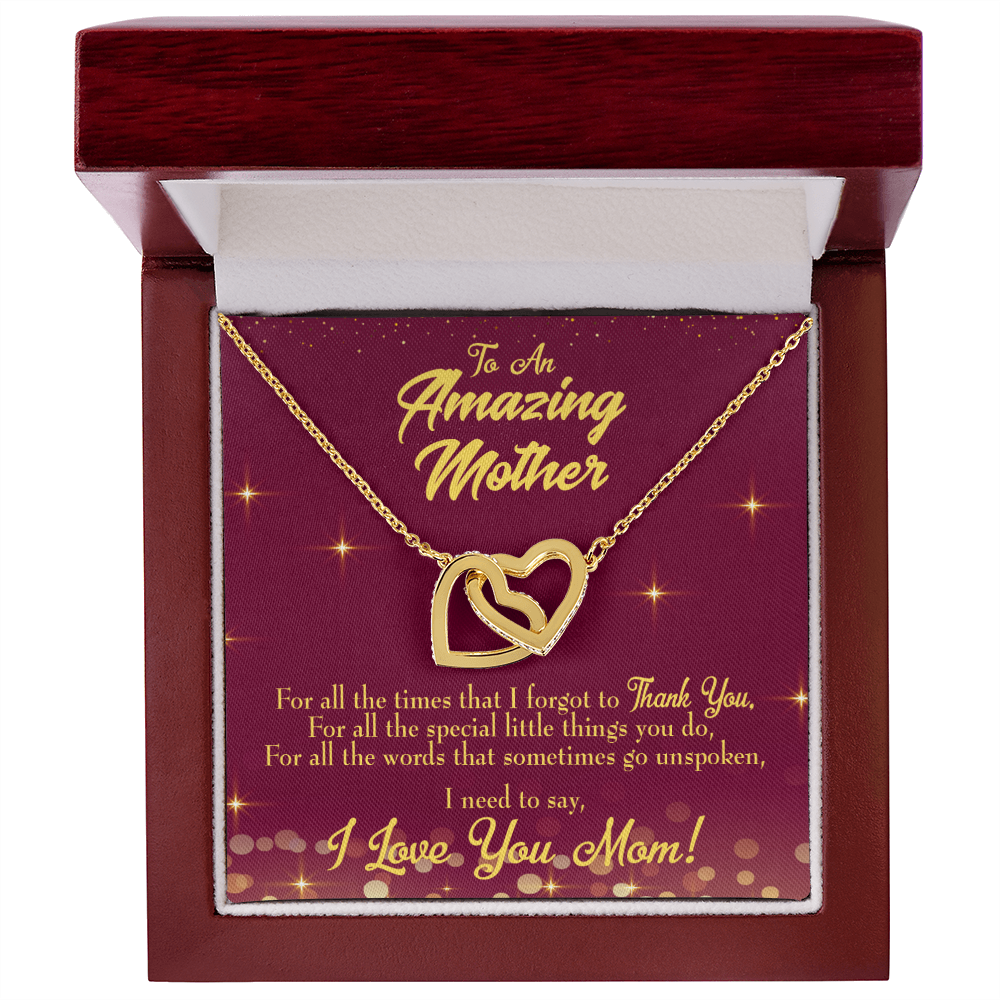 To Mom Special Little Things Inseparable Necklace-Express Your Love Gifts
