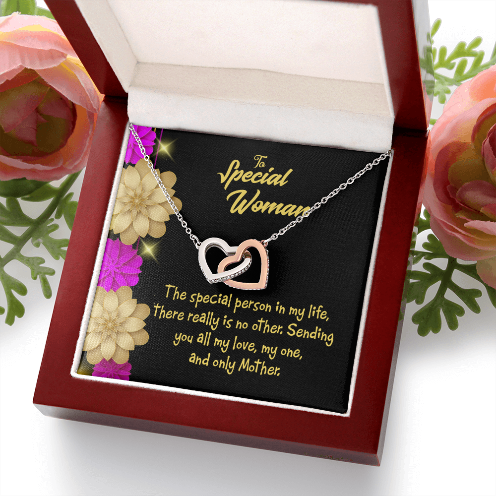 To Mom Super Mom Design Inseparable Necklace - Express Your Love Gifts
