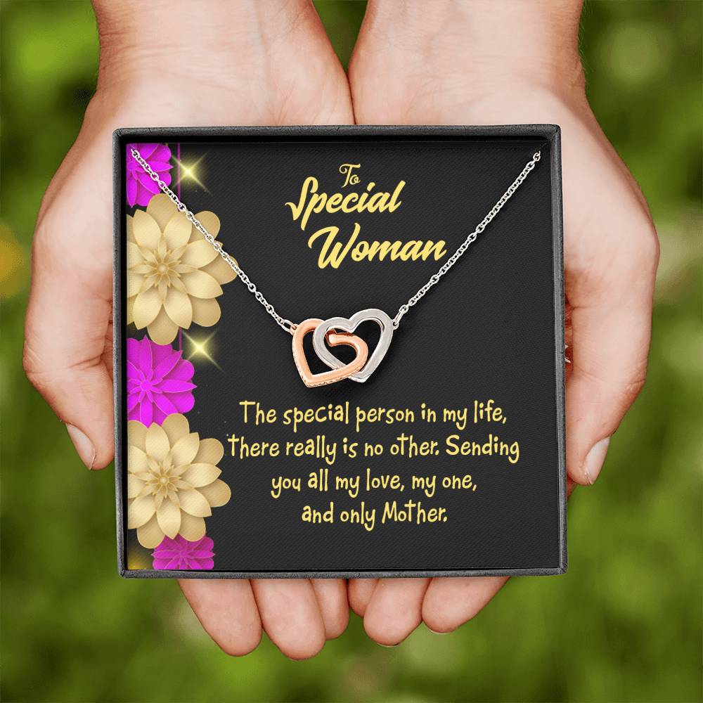 To Mom Special Person in My Life Inseparable Necklace-Express Your Love Gifts