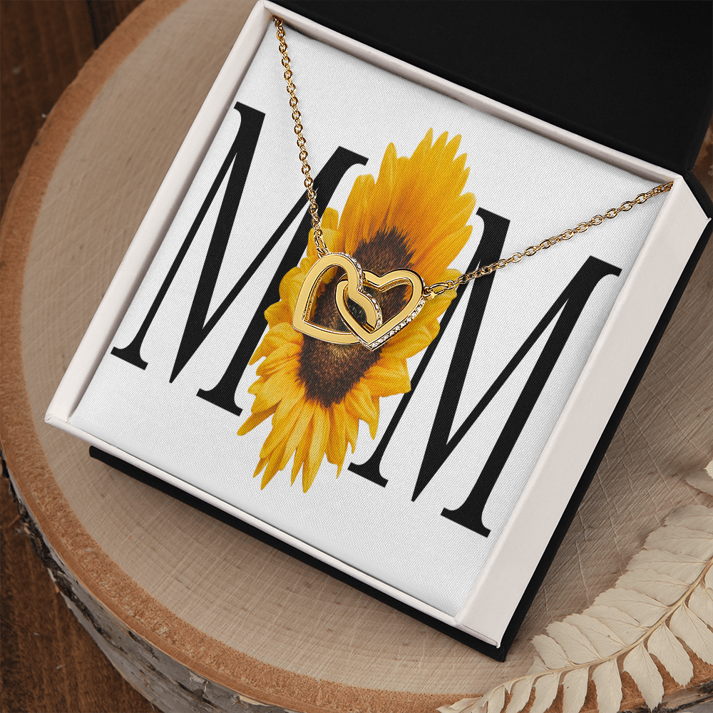 To Mom Sunflower Mom Inseparable Necklace-Express Your Love Gifts