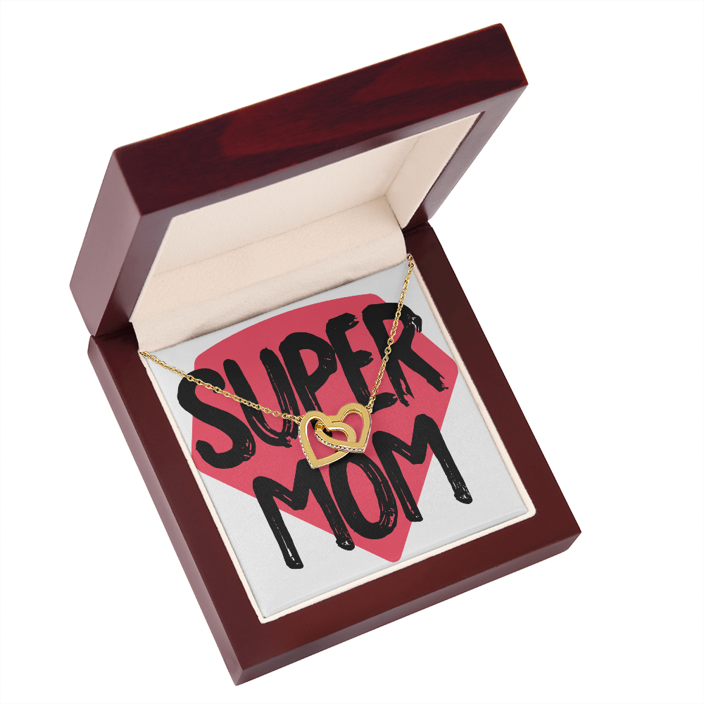 To Mom Super Mom Design Inseparable Necklace - Express Your Love Gifts