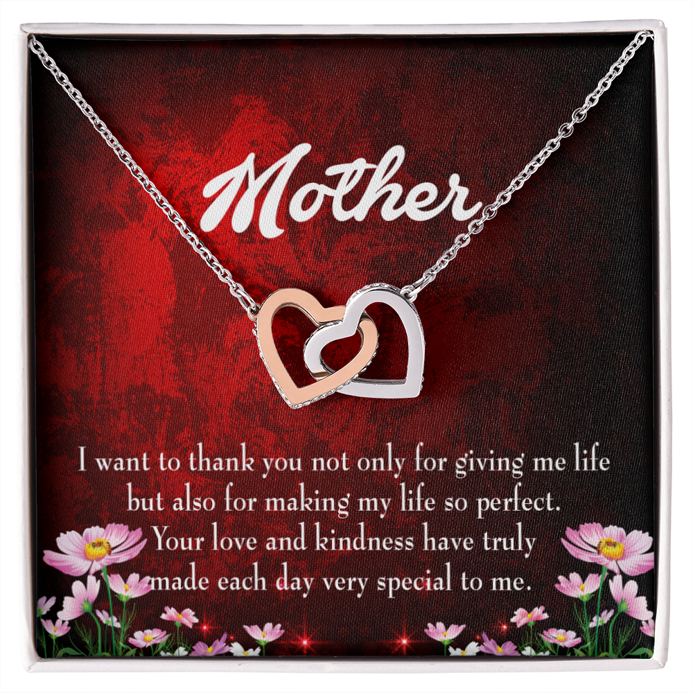 To Mom Thank You For Your Love and KindnessInseparable Necklace-Express Your Love Gifts