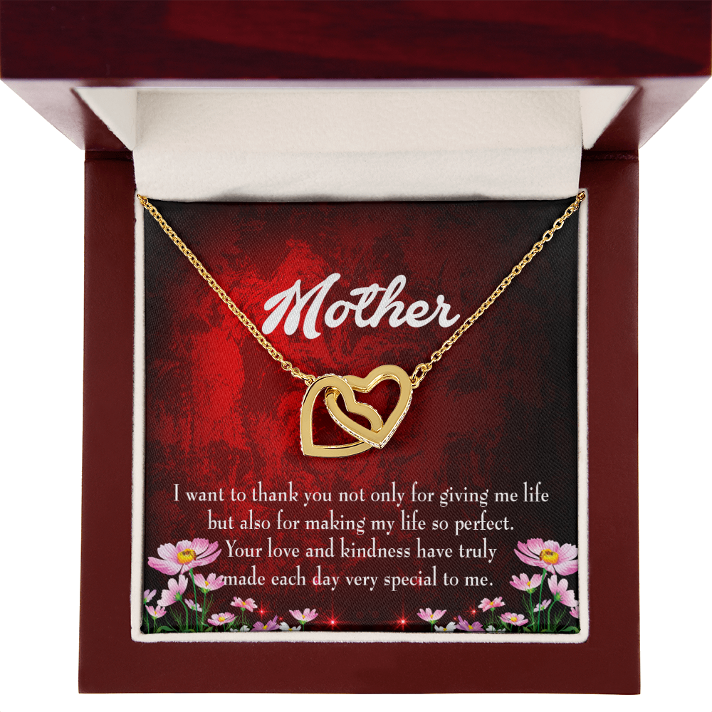 To Mom Thank You For Your Love and KindnessInseparable Necklace-Express Your Love Gifts