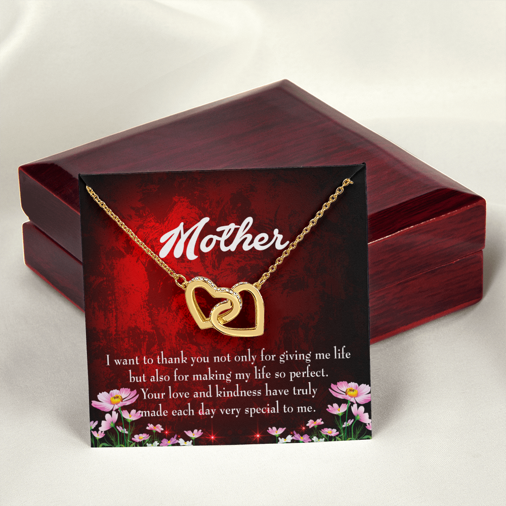 To Mom Thank You For Your Love and KindnessInseparable Necklace-Express Your Love Gifts