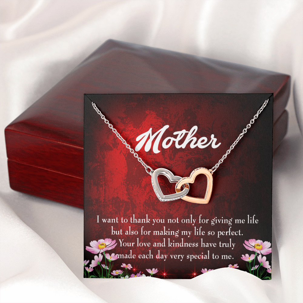 To Mom Thank You For Your Love and KindnessInseparable Necklace-Express Your Love Gifts