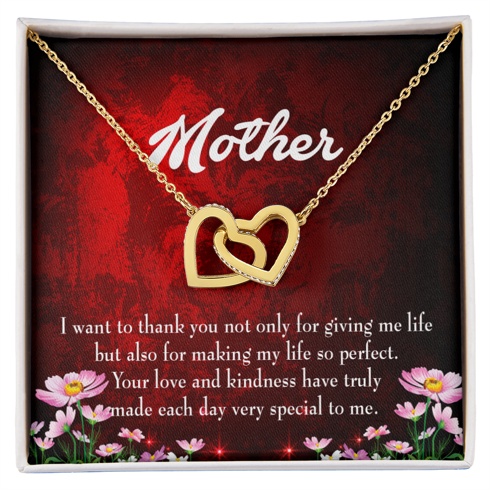 To Mom Thank You For Your Love and KindnessInseparable Necklace-Express Your Love Gifts