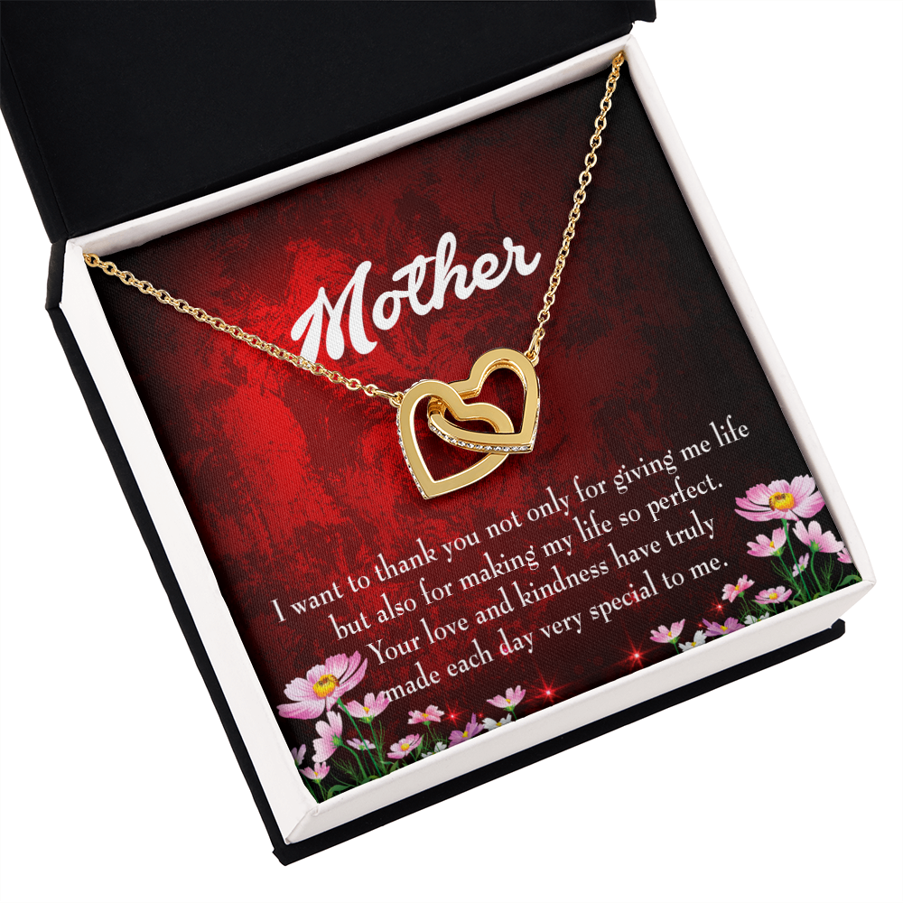 To Mom Thank You For Your Love and KindnessInseparable Necklace-Express Your Love Gifts