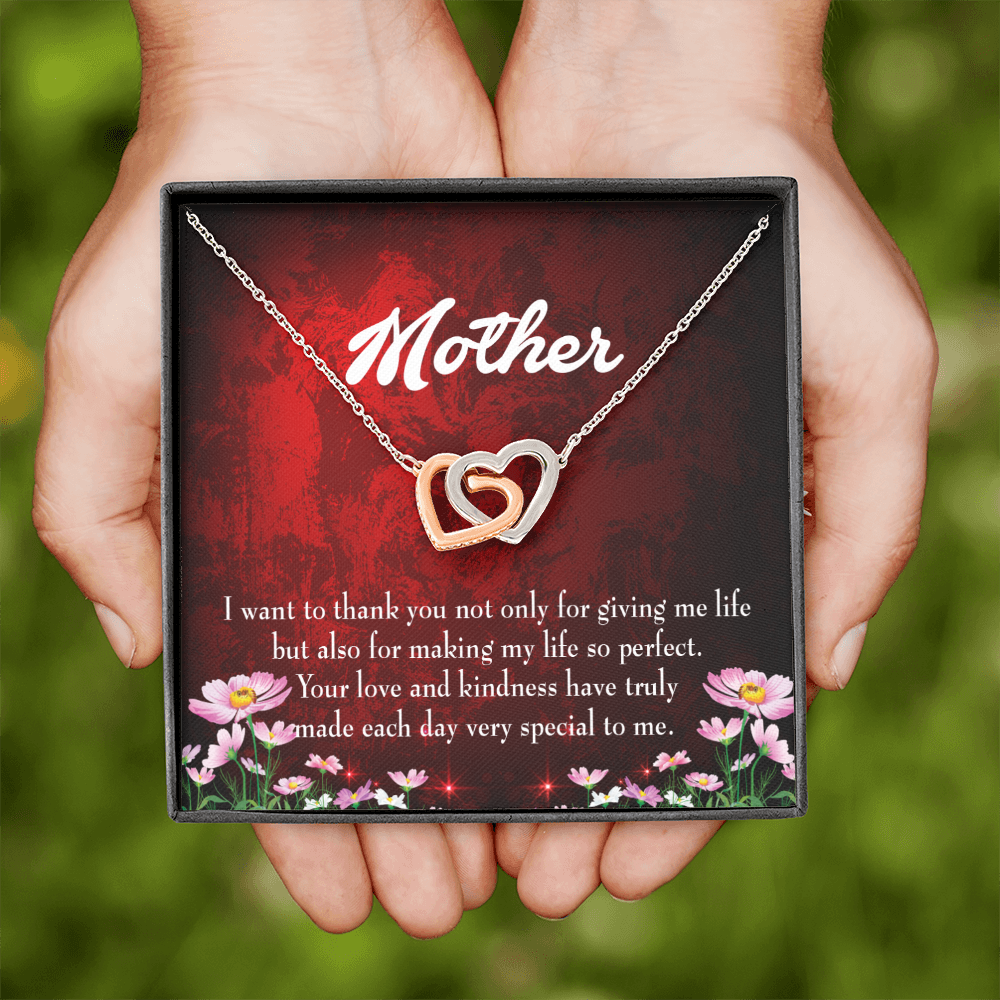 To Mom Thank You For Your Love and KindnessInseparable Necklace-Express Your Love Gifts