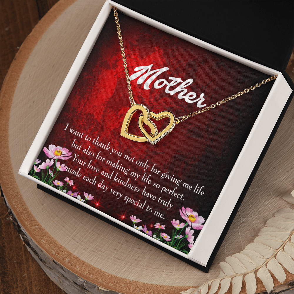 To Mom Thank You For Your Love and KindnessInseparable Necklace-Express Your Love Gifts