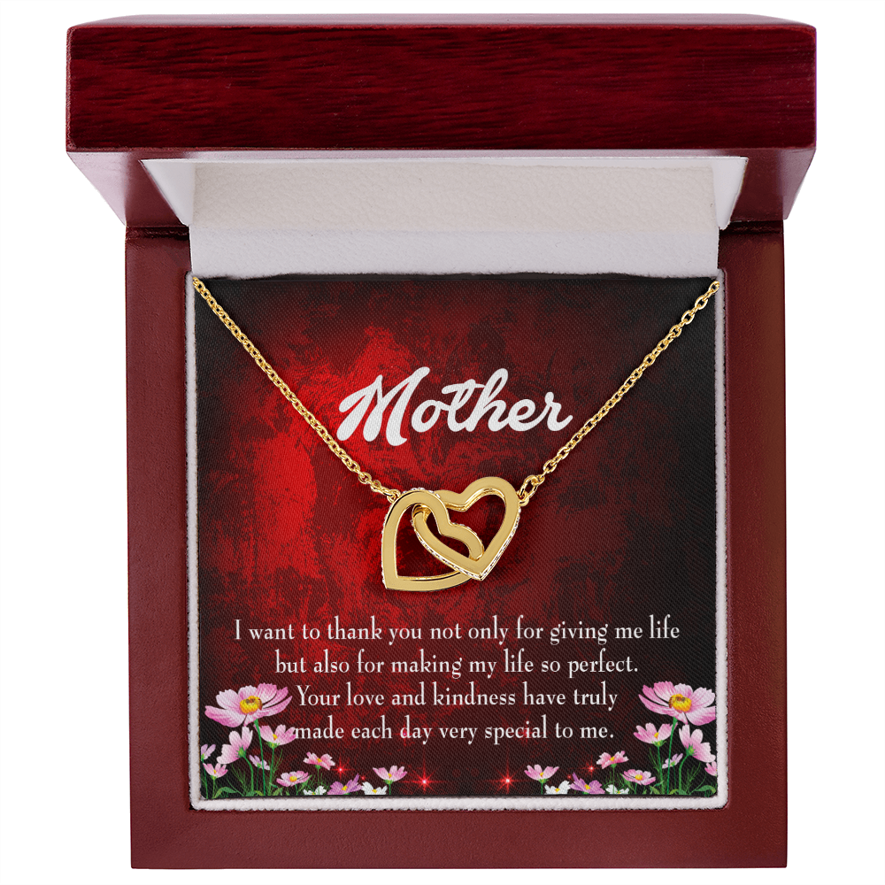 To Mom Thank You For Your Love and KindnessInseparable Necklace-Express Your Love Gifts