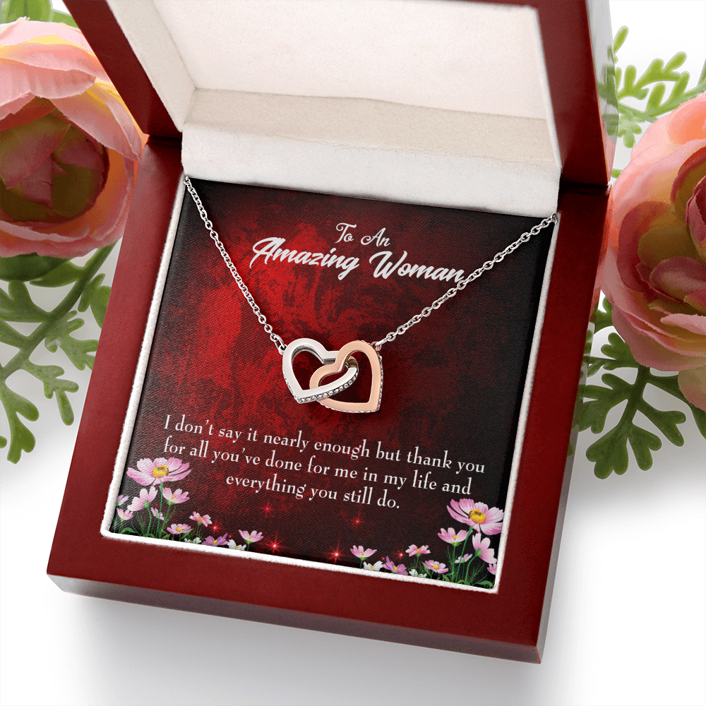 To Mom Thank You Inseparable Necklace-Express Your Love Gifts