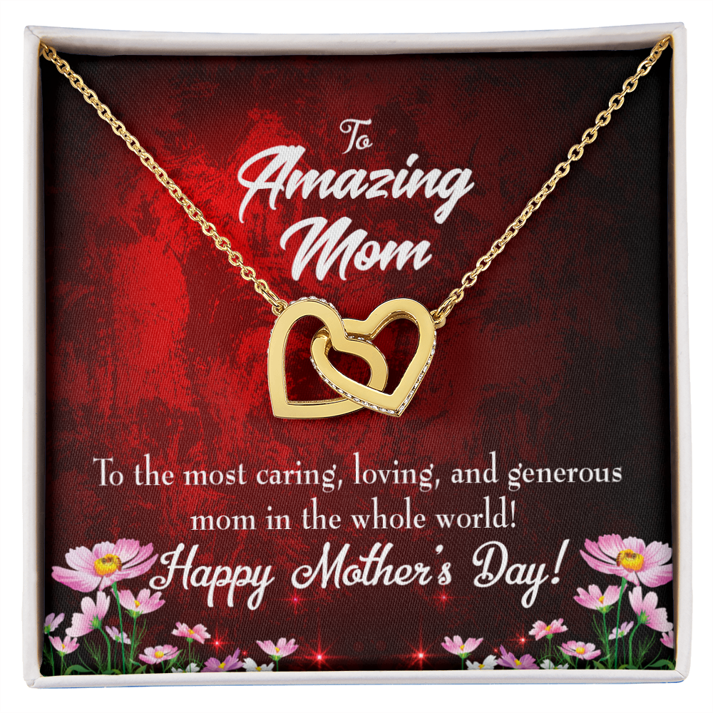 To Mom The Most Caring Mom Inseparable Necklace-Express Your Love Gifts