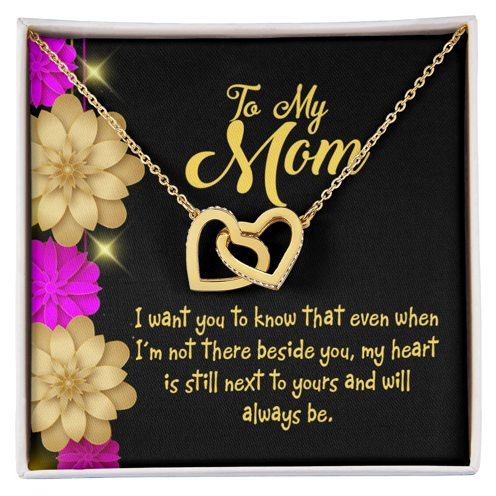 To Mom There Beside You Inseparable Necklace-Express Your Love Gifts