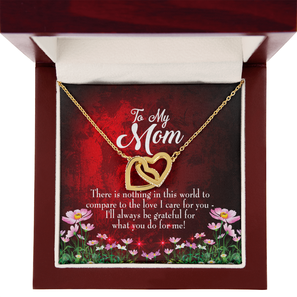 To Mom There is Nothing in This World Inseparable Necklace-Express Your Love Gifts